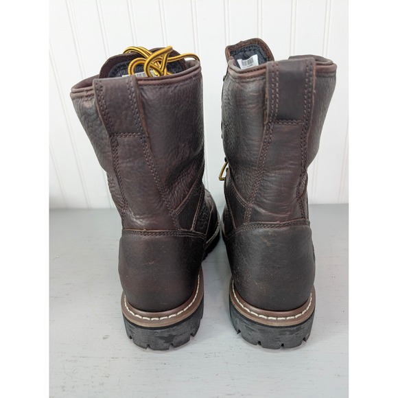 Georgia Men\'s Boots G103 Steel Toe Logger Work Lace-To-Toe Waterproof 8.5M‎ NOB main image 5